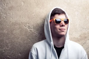 man with shades