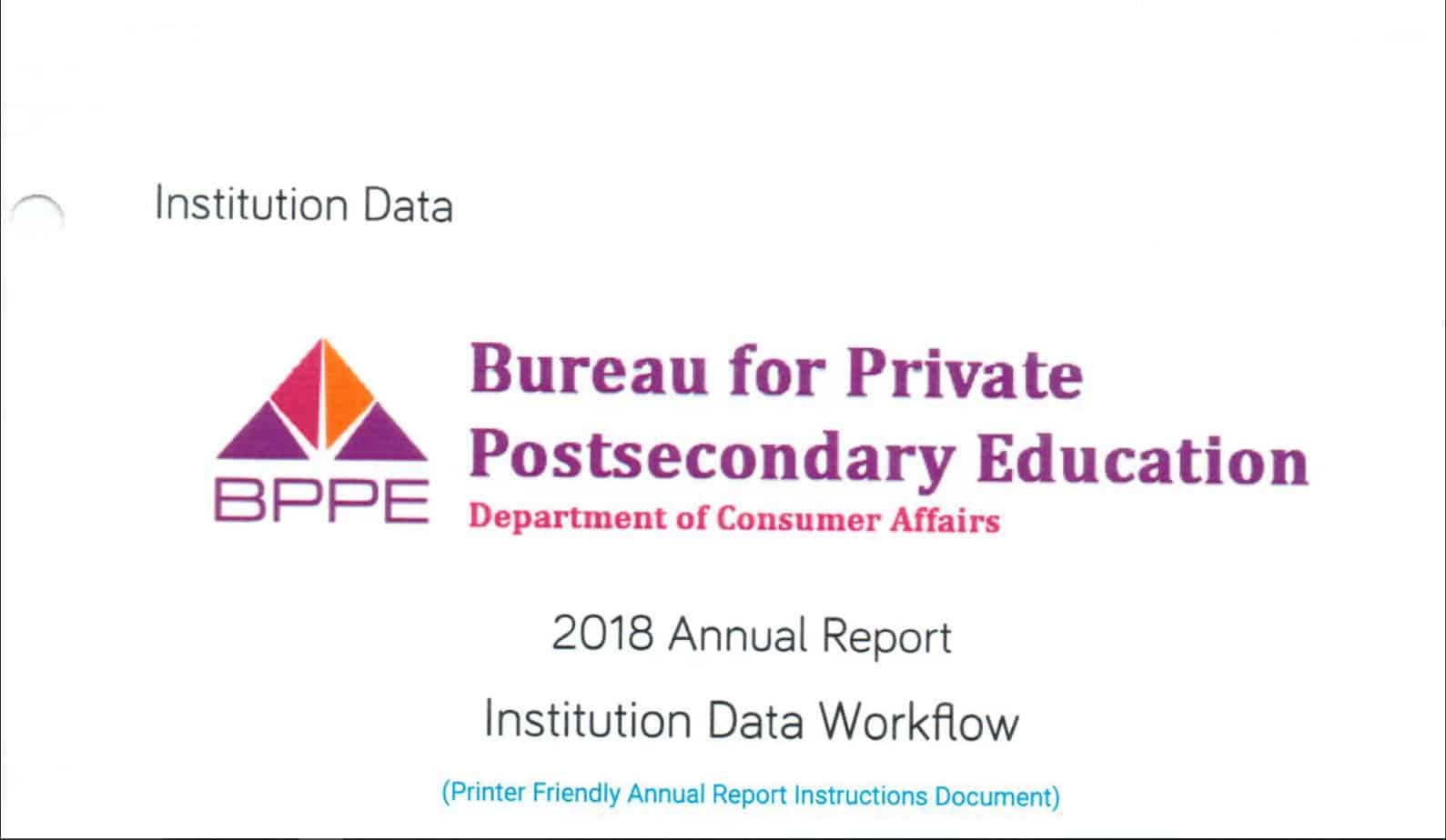 2018 BPPE Annual Report