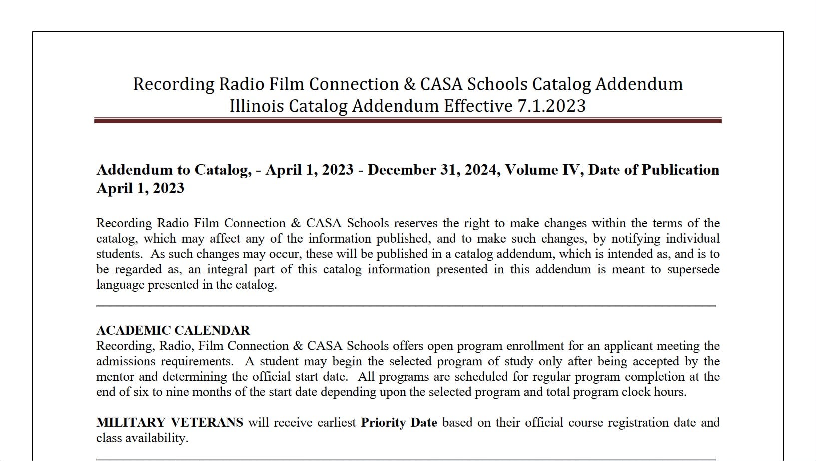 RRFC 2023 IL Catalog Addendum 7.1.2023