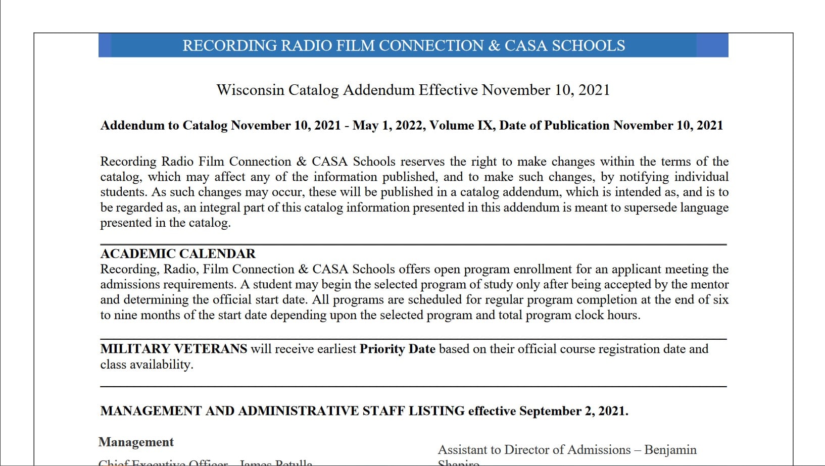 RRFC WI 2021 11 10 Catalog Addendum