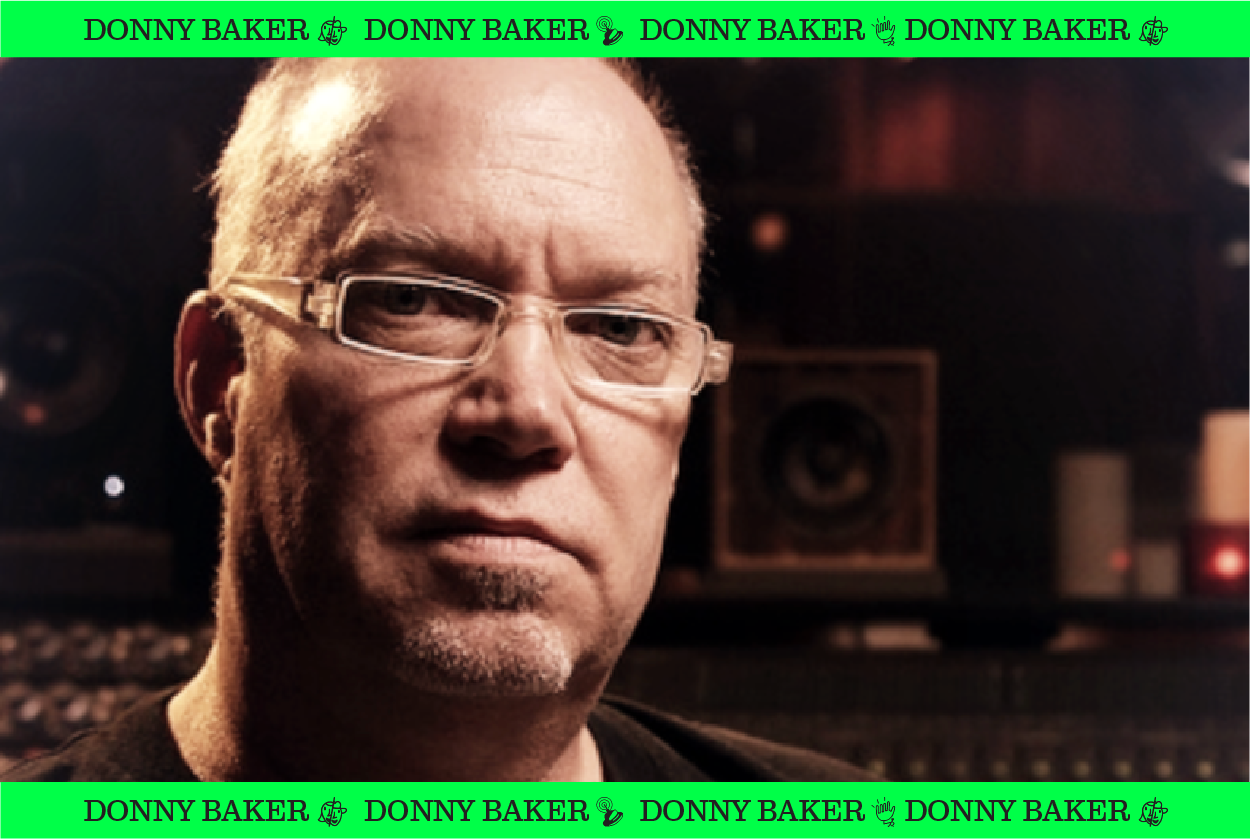 A closeup image of Donny Baker