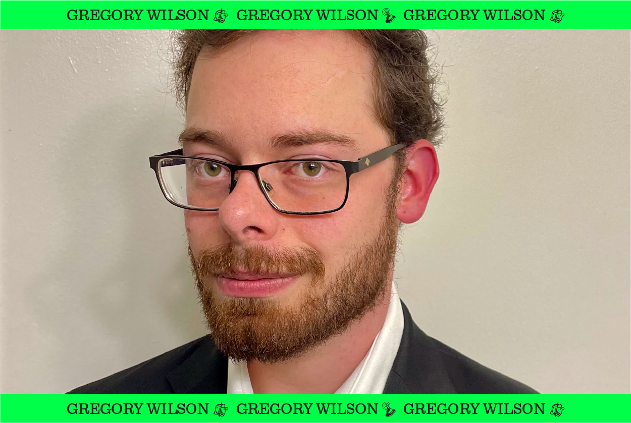 A picture of Gregory Wilson, a D.C.-based audio designer and technician who recently graduated from Recording Connection and currently serves as a member of their Program Advisory Committee.